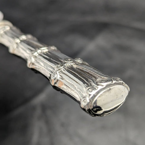 Around 1900 British antique silver plate fish server set